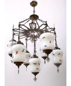 7'li Opal Avize