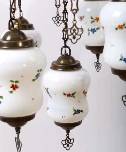 7'li Opal Avize